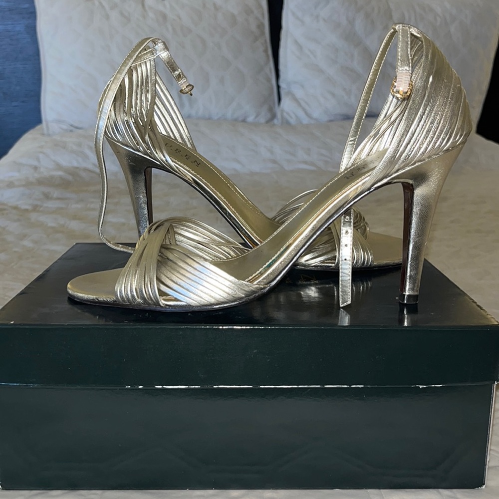Ralph Lauren metallic Sandal